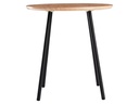 Schou Beistelltisch Ø 40 cm, Braun/Schwarz