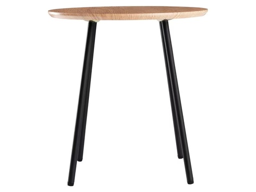 [90298744 1566854] Schou Beistelltisch Ø 40 cm, Braun/Schwarz