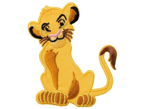 [90298918 1570221] Mono-Quick Aufbügelbild Disney König der Löwen Simba 1 Stück