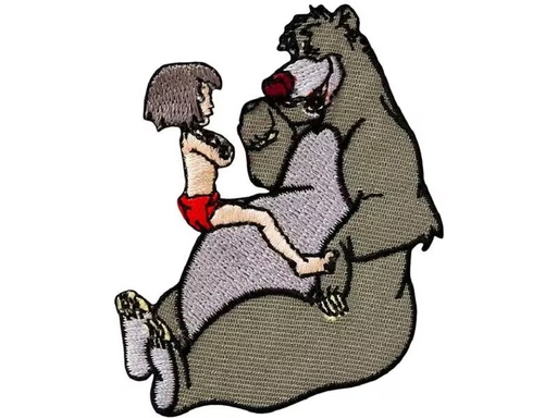 [90298945 1570224] Mono-Quick Aufbügelbild Disney das Dschungelbuch 1 Stück