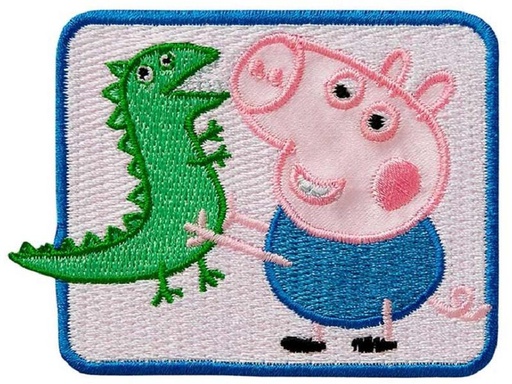 [90299066 1570233] Mono-Quick Aufbügelbild Peppa Pig George 1 Stück