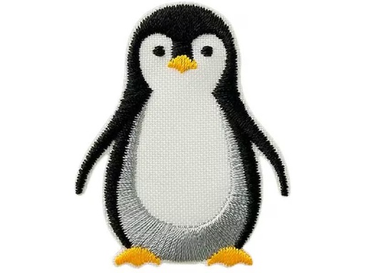 [90299085 1570262] Mono-Quick Aufbügelbild Recycl-Patch Pinguin 1 Stück