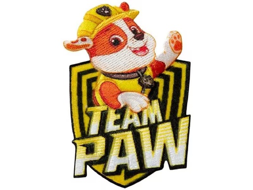 [90299093 1570227] Mono-Quick Aufbügelbild Paw Patrol Rubble Team 1 Stück