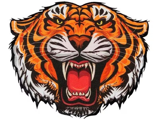 [90299135 1570244] Mono-Quick Aufbügelbild Tigerkopf 1 Stück
