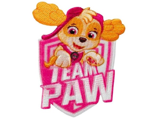 [90299150 1570229] Mono-Quick Aufbügelbild Paw Patrol Skye Team 1 Stück