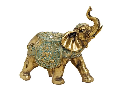 [90299295 1570127] G. Wurm Dekofigur Elefant 21 x 20 x 10 cm