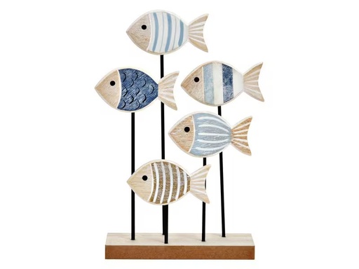 [90299373 1570092] G. Wurm Aufsteller Fische 18 x 26 x 6 cm