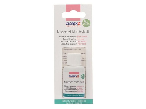 [90049756 627855] Glorex Kosmetikfarbstoff 20 ml, Türkis