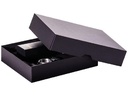 Brieger Versandkarton Ligne Noire 214 x 151 x 45 mm, Schwarz