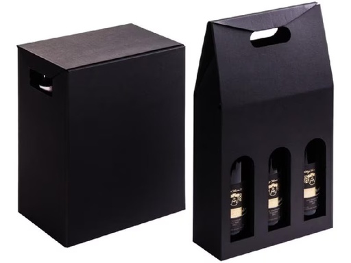 [90299898 1572038] Brieger Flaschentasche  Wein Ligne Noire Schwarz