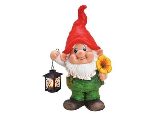 [90299930 1570089] G. Wurm Dekofigur Gartenzwerg 30 x 47 x 17 cm