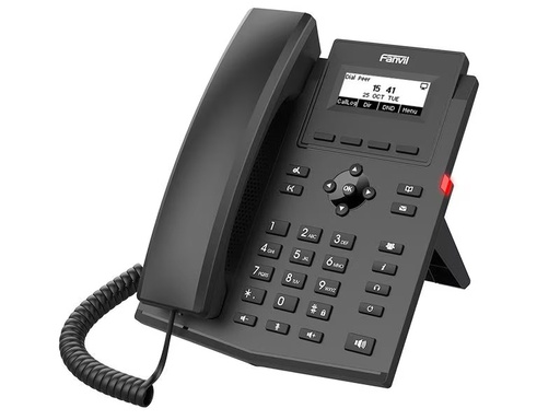 [90300049 1575236] Fanvil Tischtelefon X303W Schwarz