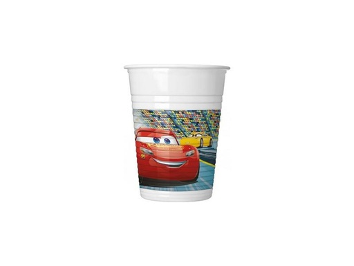 [90300119 1565414] Amscan Einwegbecher Cars 200 ml, 8 Stück