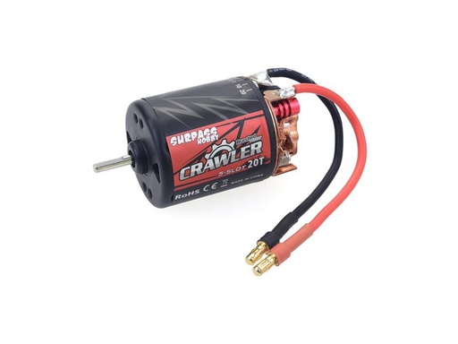 [90049790 1101596] Surpass Hobby Brushed Motor Surpass Crawler 540 20T 5-Slot, 11100 RPM