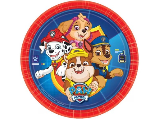 [90300129 1565346] Amscan Einwegteller PawPatrol 8 Stück