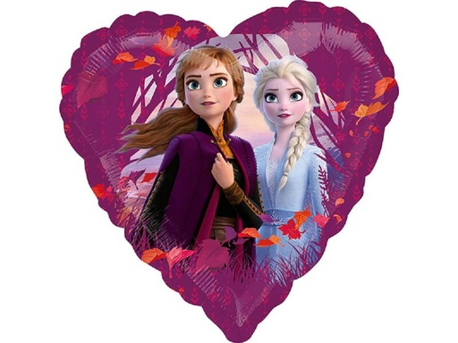 [90300230 1565313] Amscan Folienballon Disney Frozen II, Herz 45 cm
