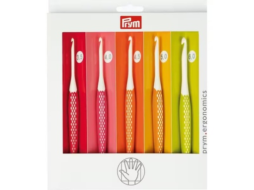 [90300302 1575990] Prym Häkelnadel Ergonomics Set 16 cm