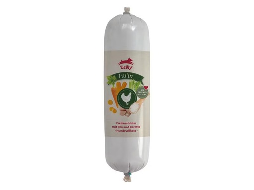 [90300323 1574935] Leiky Nassfutter Hundewurst Freiland-Huhn, 700 g