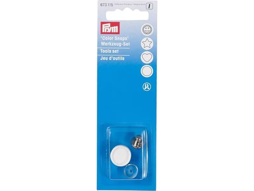 [90300360 1575956] Prym Druckknöpfe Color Snaps, Rund Werkzeug-Set