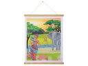 CRAFT Buddy Bastelset Crystal Art Scroll Africa 35 x 45 cm