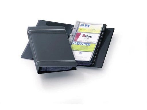[90049818 1019888] DURABLE Visitenkartenbuch Visifix für 200 Visitenkarten, Anthrazit