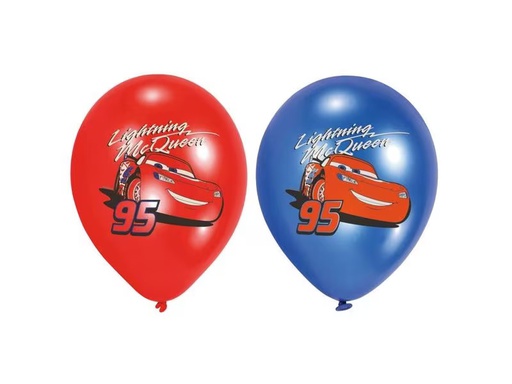 [90300427 1565417] Amscan Luftballon Cars 6 Stück, Latex