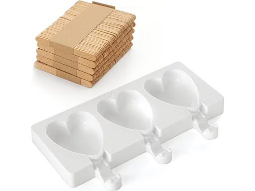 [90300464 1568853] Silikomart Glaceform Mini Herz Weiss