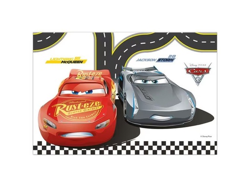 [90300485 1565405] Amscan Tischdecke Cars 120 x 180 cm