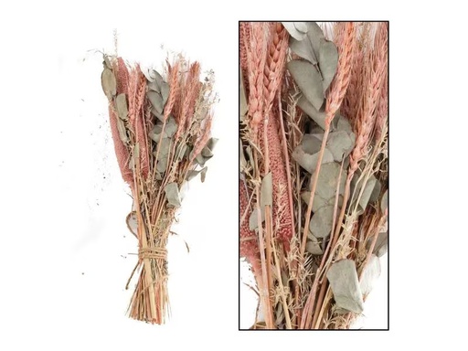 [90300658 1559006] CHALET Trockenblumen Mix 1 Stück, Lachs/Nature