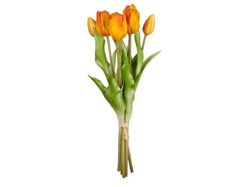 [90300663 1570707] Dekomat AG Kunstblume Tulpen Royla 7er Set, 38 cm