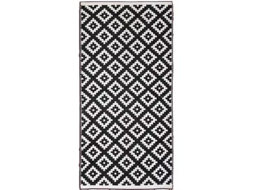 [90300736 1573539] CHALET Teppich Corner 140 cm x 70 cm, Schwarz/Weiss