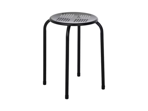 [90301121 1530734] COCON Hocker Metall, Schwarz