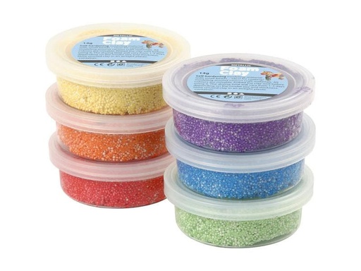 [90049917 659281] Creativ Company Modellier-Set Foam Clay 6 x 14 g Mehrfarbig