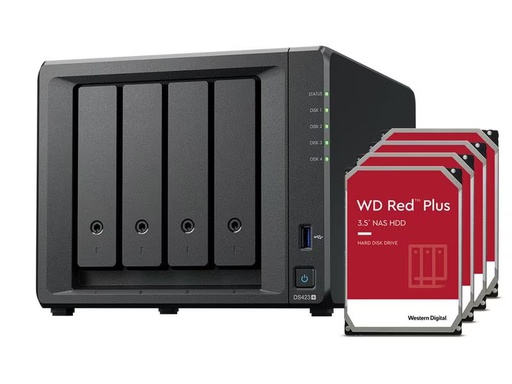 [90301427 1582009] Synology NAS DiskStation DS423+ 4-bay WD Red Plus 16 TB