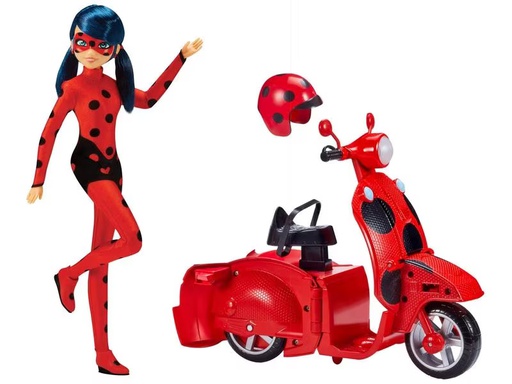 [90301549 1565906] BANDAI Puppe Miraculous – Switch ‘N Go Scooter