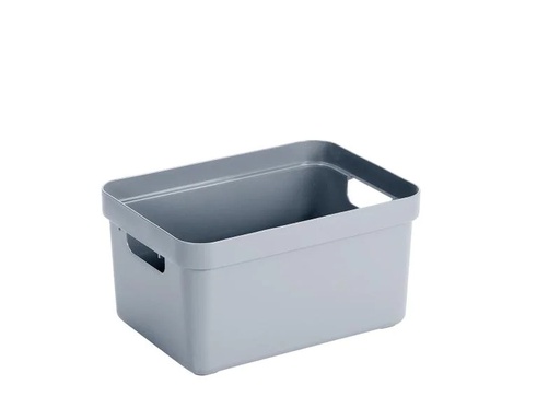 [90049940 849665] Sigma Home Aufbewahrungsbox 5 l Blau/Grau