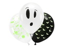 Partydeco Ballons BOO! Mehrfarbig, 7 cm