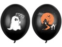 Partydeco Ballons Gespenst 30 cm, 50 Stk. Schwarz