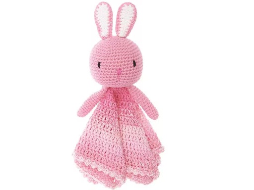 [90302090 1557292] Rico Design Häkelset Baby Blankies Hase, 8-teilig