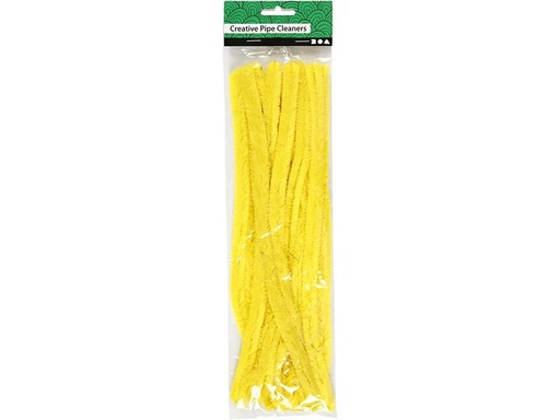 [90302150 1557015] Creativ Company Chenilledraht 15 mm, 15 Stück, Gelb