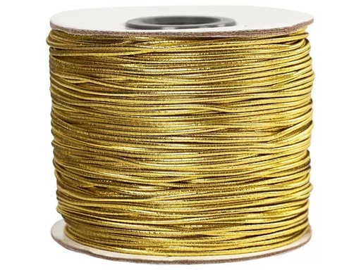 [90302167 1568064] Creativ Company Elastikschnur 1 mm Gold, 100 m