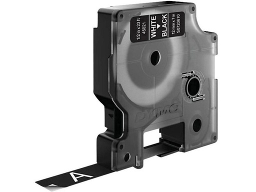 [90050028 80525] DYMO Beschriftungsband D1 Weiss auf Schwarz