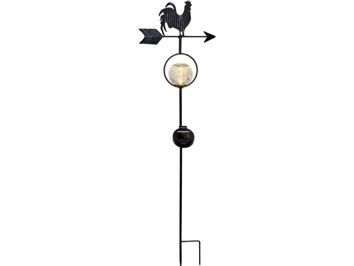 [90050085 1160551] Star Trading Windspiel Solar LED Windy, Schwarz
