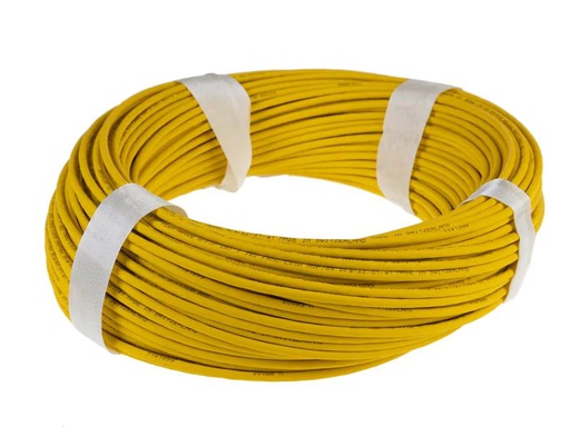 [90050129 1125875] Dätwyler IT Infra Rangierkabel CU 7702 4P Flex Cat 7, S/FTP, 100 m, Gelb