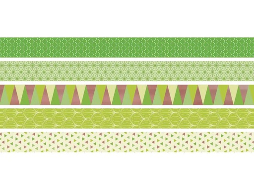[90050133 665424] Heyda Washi Tape Triangle Lime Grün