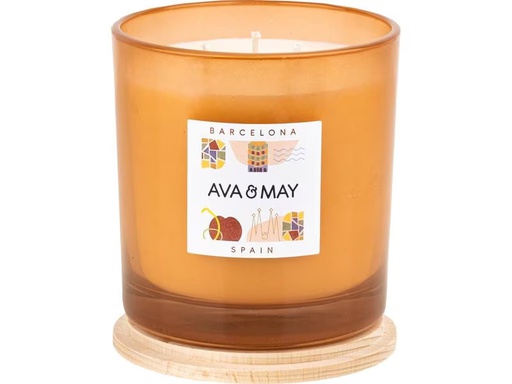 [90302574 1585831] AVA &amp; MAY Duftkerze Barcelona Gross, 1150 g