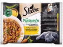 Sheba Nassfutter Natures Collection Gelee – Geflügel, 4 x 85 g