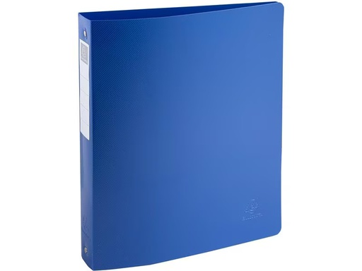 [90302774 1586777] Exacompta Ringbuch Bee Blue mit 4 Ringen, 4 cm, Marineblau