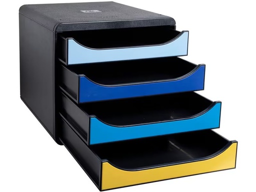 [90303045 1586781] Exacompta Schubladenbox Bee Blue Big Box Plus