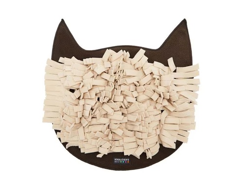 [90303102 1568027] KNAUDER'S BEST Katzen-Spielzeug Schnüffelrasen, Braun